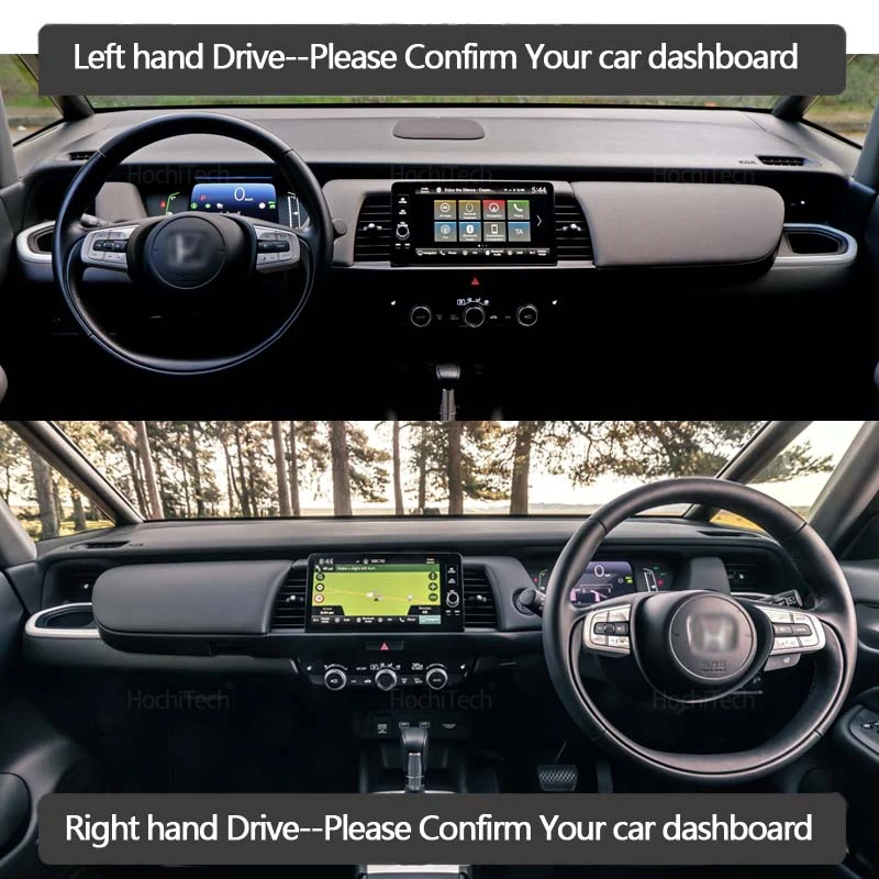 Фото Для Honda Fit Jazz GR GS 2020 2021 2022, чехол для приборной панели автомобиля, избегайте легкой панели, инструментальная платформа, чехол, коврик, аксессуары для ковров №2