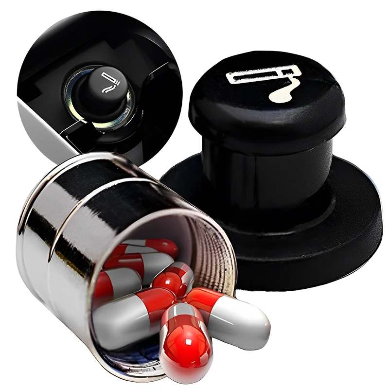 

1Pcs Secret Storage Car Concealed Storage Box Imitation Cigarette Lighter Pill Box Container Safe Case Automobile Accessories