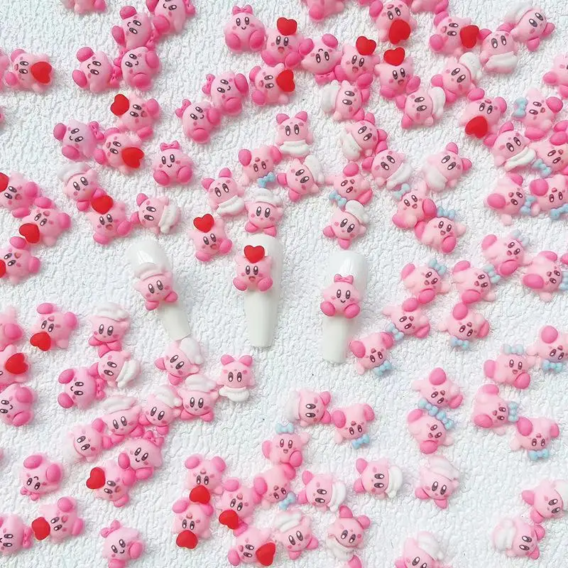 

20Pcs Kawaii Sanrio Ornament Cartoon Hellokitty Cute Cat Anime Doll Creative Resin Diy Accessories Nail Decoration Toys Grils