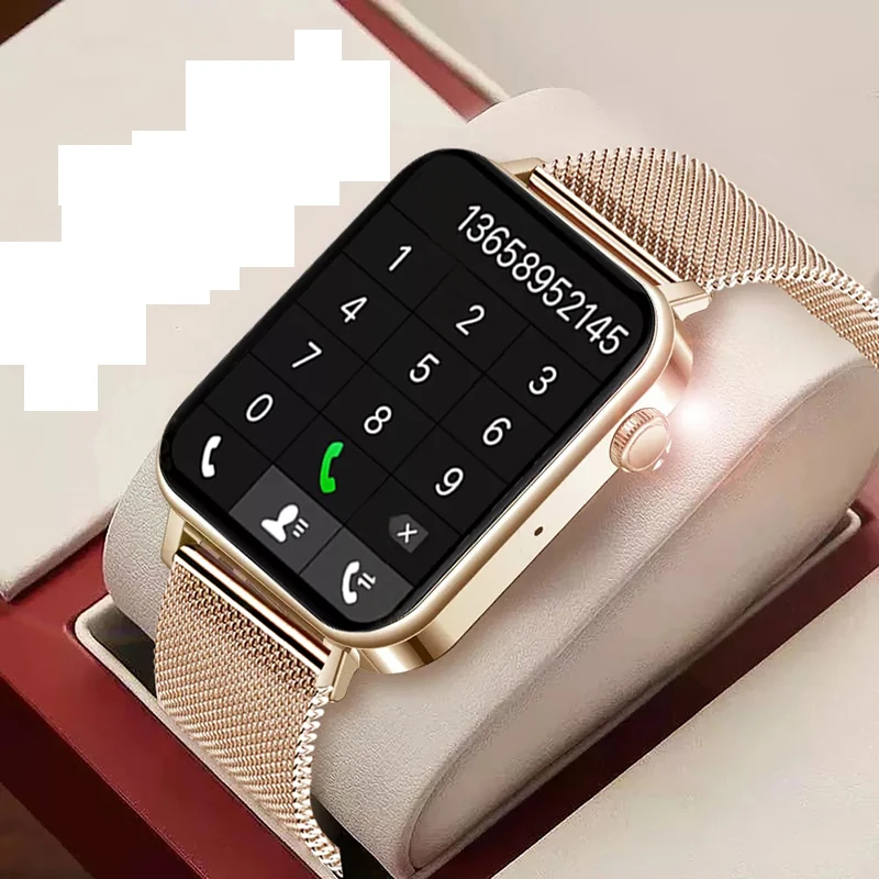 

2022 Bluetooth Call Smart Watch Women Custom Dial Watches Men Heart Rate Blood Pressure Menstrual Period Measurement Smartwatch