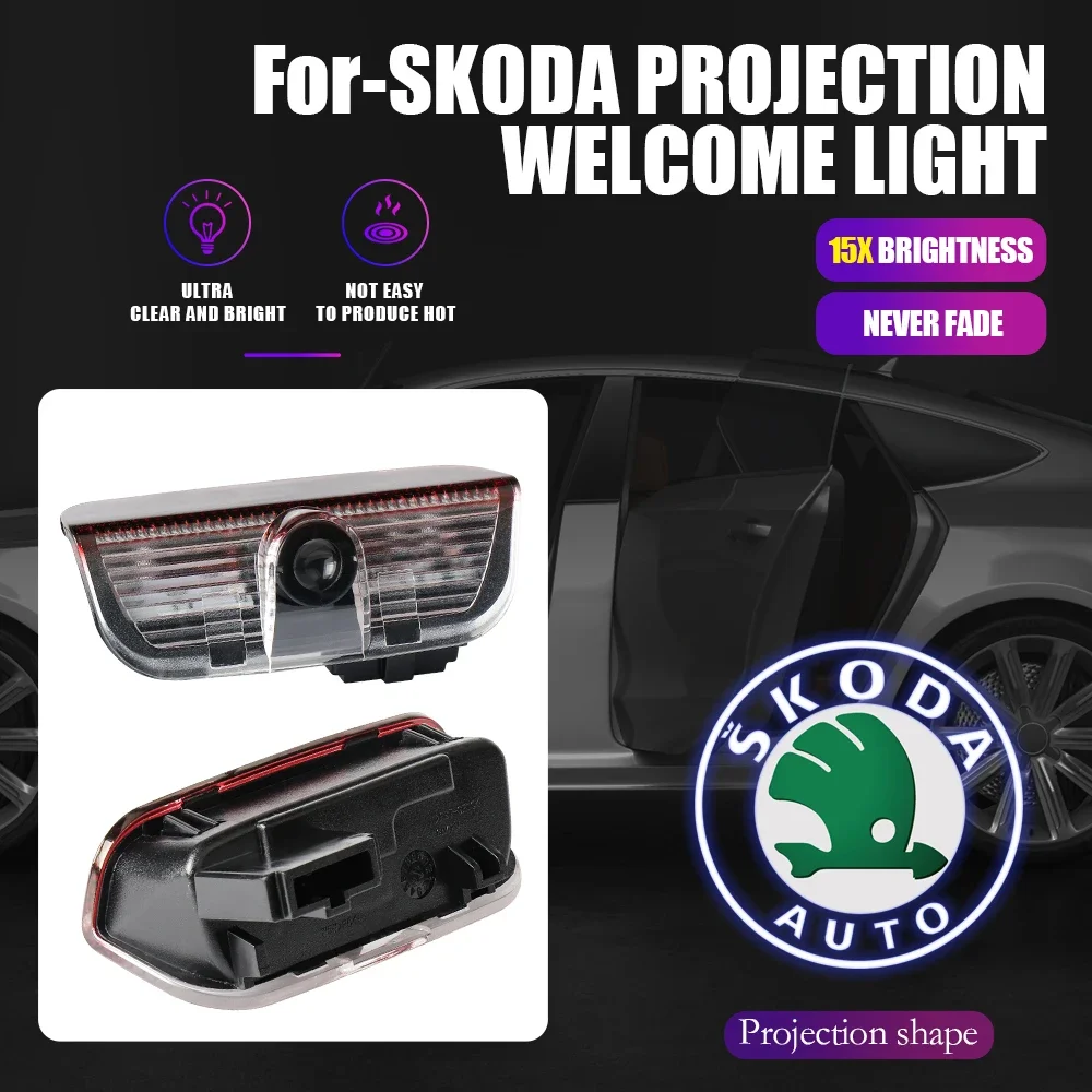 Значок для Skoda Superb 2009 2013 2014 декоративная лампа 2 шт.