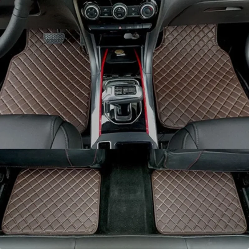 Кожаные водонепроницаемые детали универсальные автомобильные коврики для Audi A3 8P