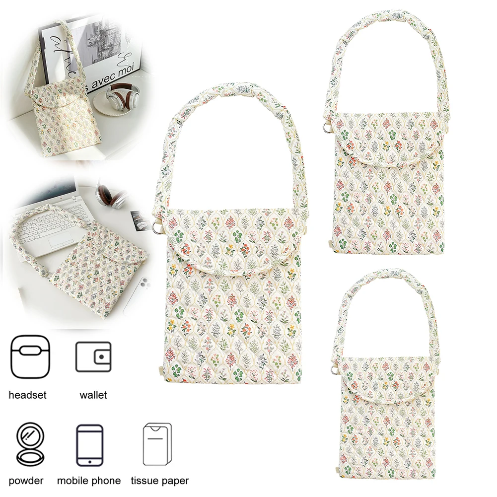 Стеганый чехол для iPad ноутбука противоударная пушистая сумка защитная 11/13/15