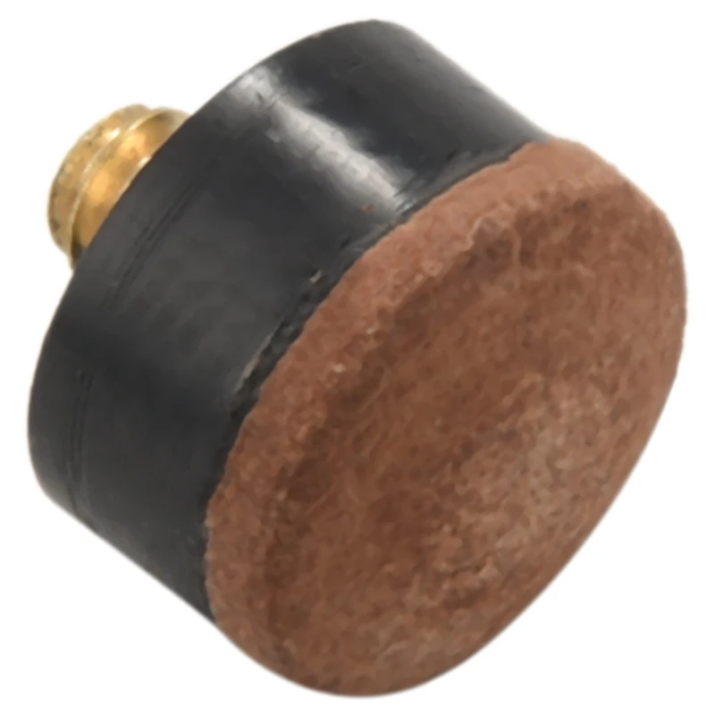 

50Pcs Billiard Pool Cue Stick Screw-On Tips 13Mm Billiard Cue Tips For Pool Cues And Snooker