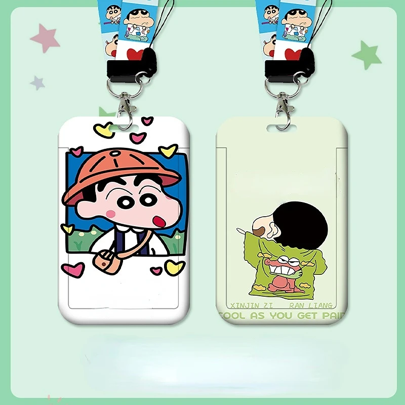 

Anime Crayon Shin-chan Student Kindergarten Transfer Card Card Protective Shell Student Meal Card Bus Card Anti-fall Wholesale