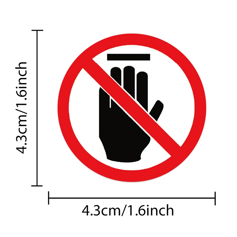 62 шт. забавные предупреждающие наклейки знак запрещания опасности наклейка