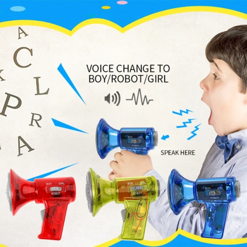 

Comfortably Held Megaphone Voice Changer Amplify Your Voice 4 Different Voices Role Cosplay Toy Easy To Carry Voice Changer Nove