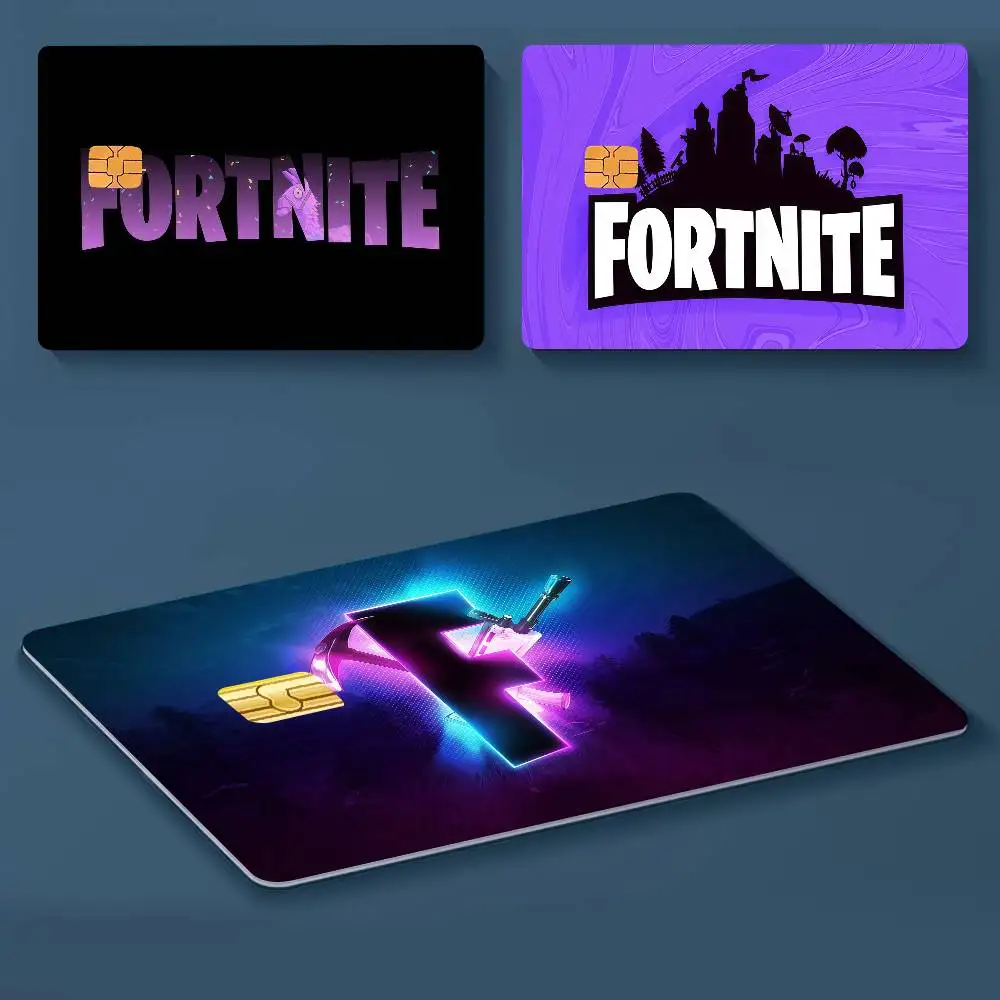 Фото Наклейки на кредитные карты Game F-FORTNITE-ES с изображением аниме, принт на холсте, декор в стиле манга HD №5