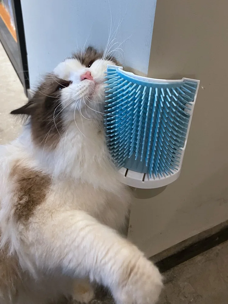 

The Cat Rubs the Itch Device Scrapers for Cats Scratching Post Large Hair Artifact Corner Claw Sharpener Accessories Pet Toys