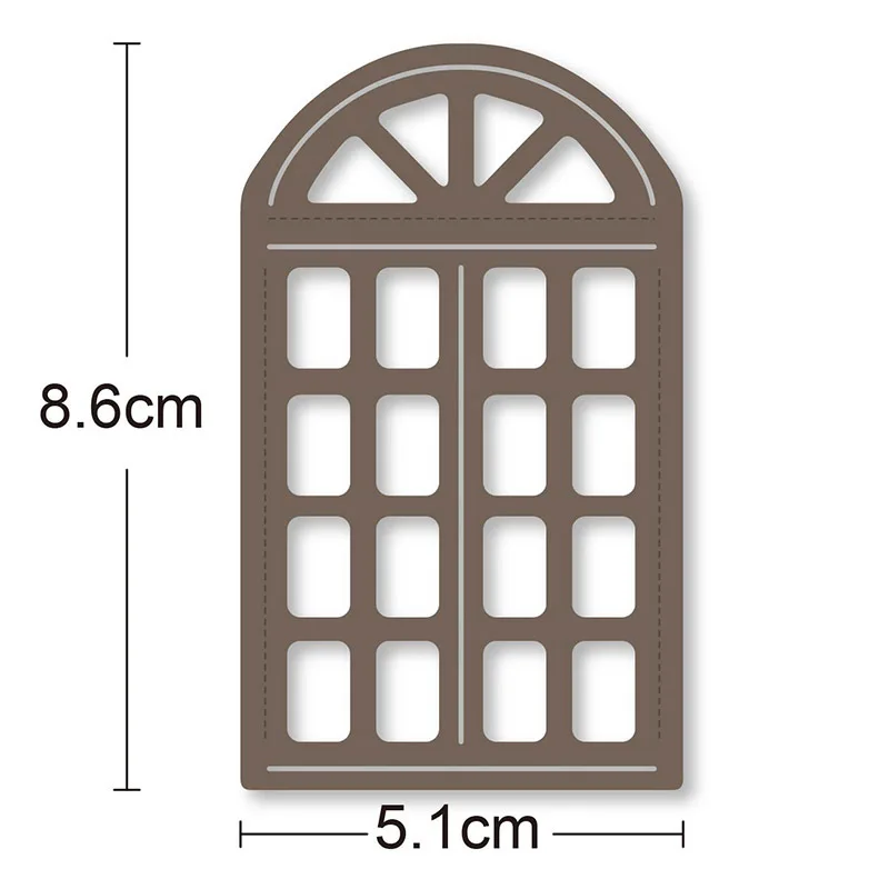 

Window Fence Frame Metal Cutting Dies Stencils For DIY Scrapbooking Decorative Embossing Handcraft Die Cutting Template