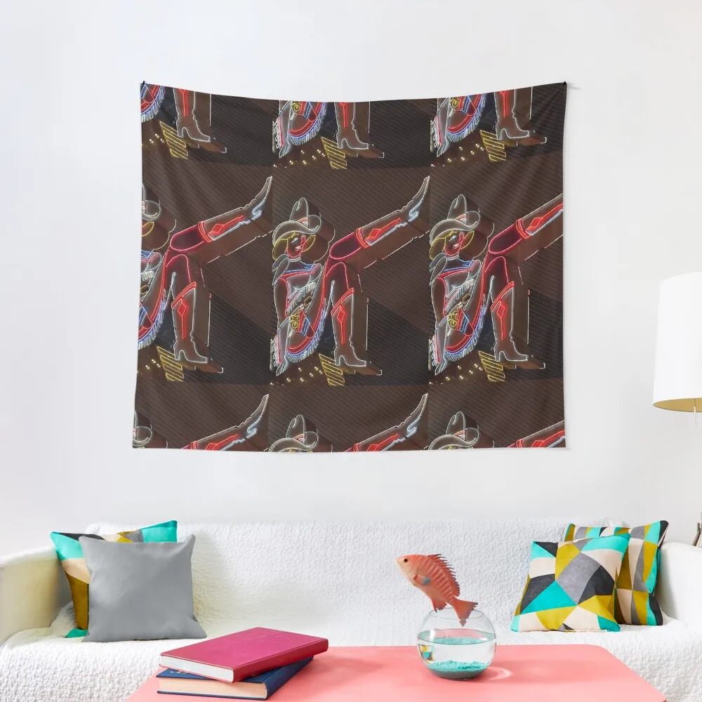 Современная картина Пастушка неоновая вывеска Гобелен Настенные гобелены