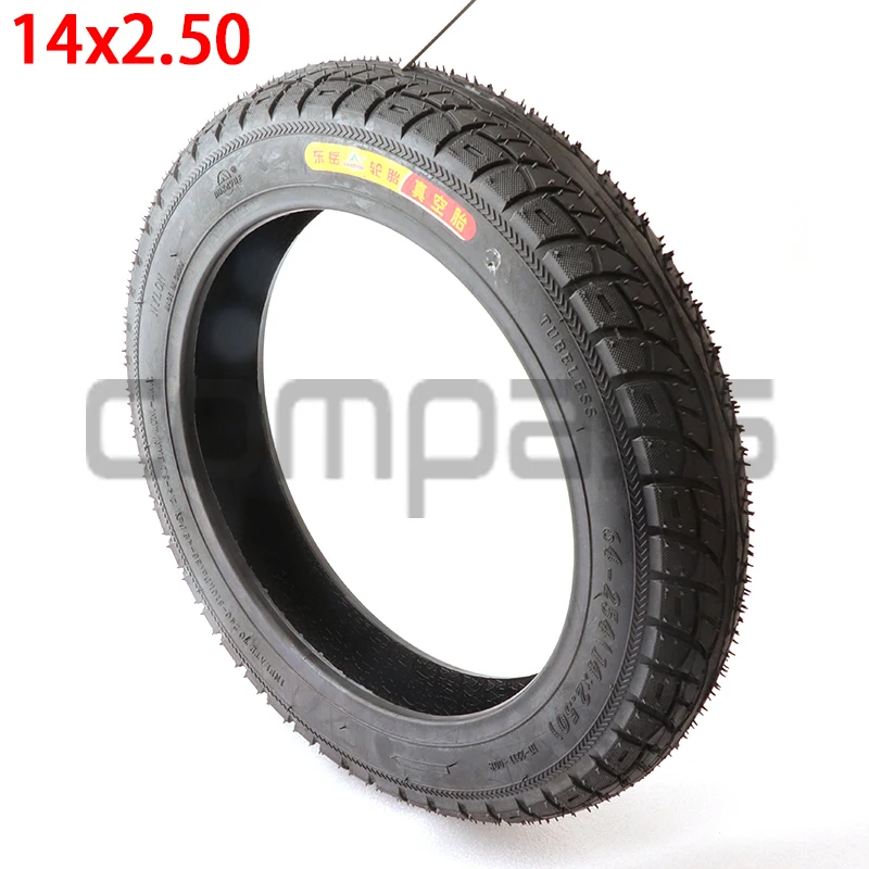 

High-quality 14x2.50 tires are suitable for electric motorcycles, electric bicycles, electric bicycle tire accessories