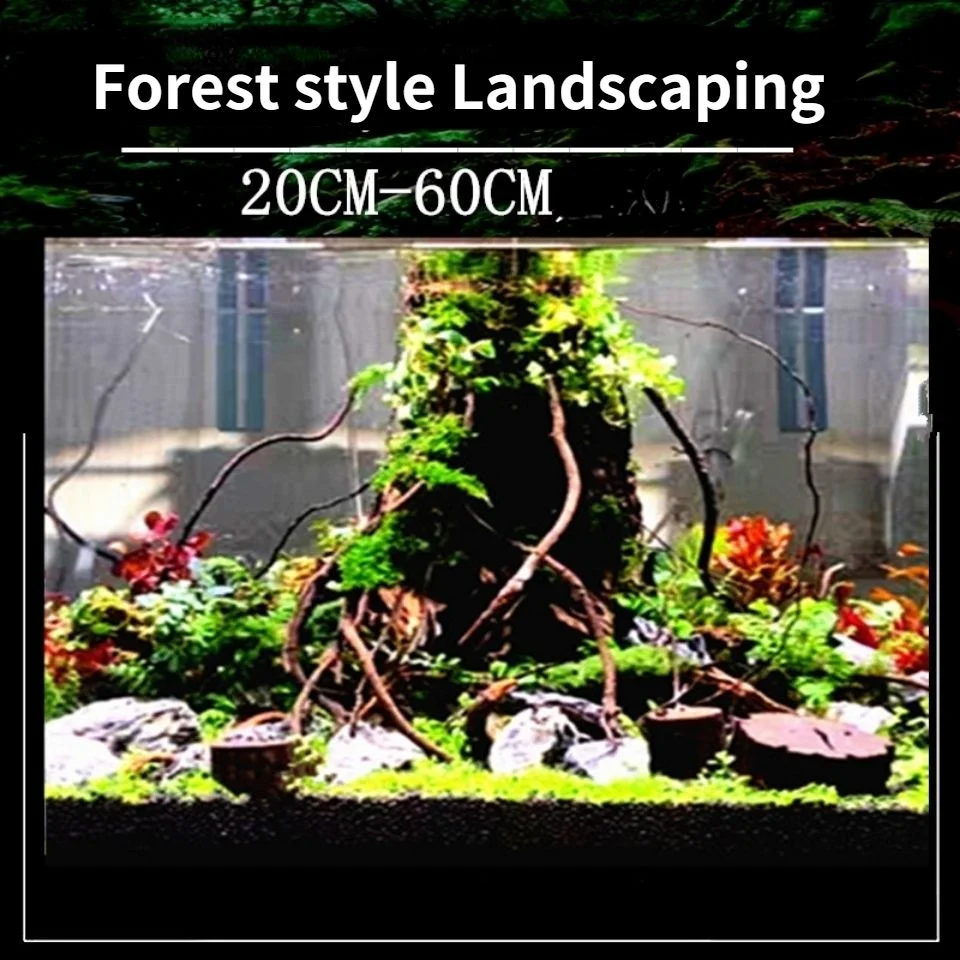 Tree of Life Fish Tank Landscaping Stump Rhododendron Root Skeleton Background for Aquarium Plants Decoration Accessories | Дом и сад