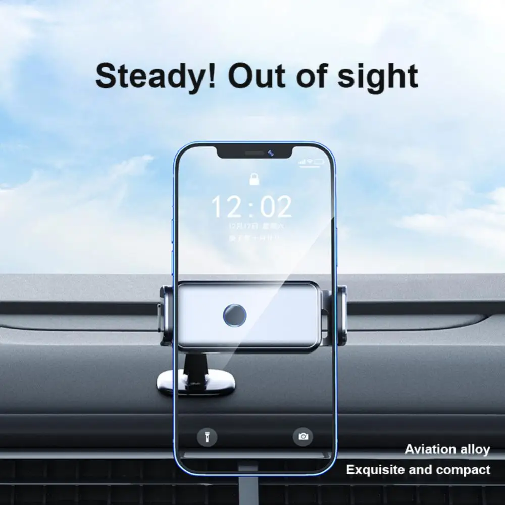 

Solar Car Phone Holder Electric Induction Bracket Car Air Vent Clip Phone Stand Rotatable Solar Dash Board Holder For IPhone