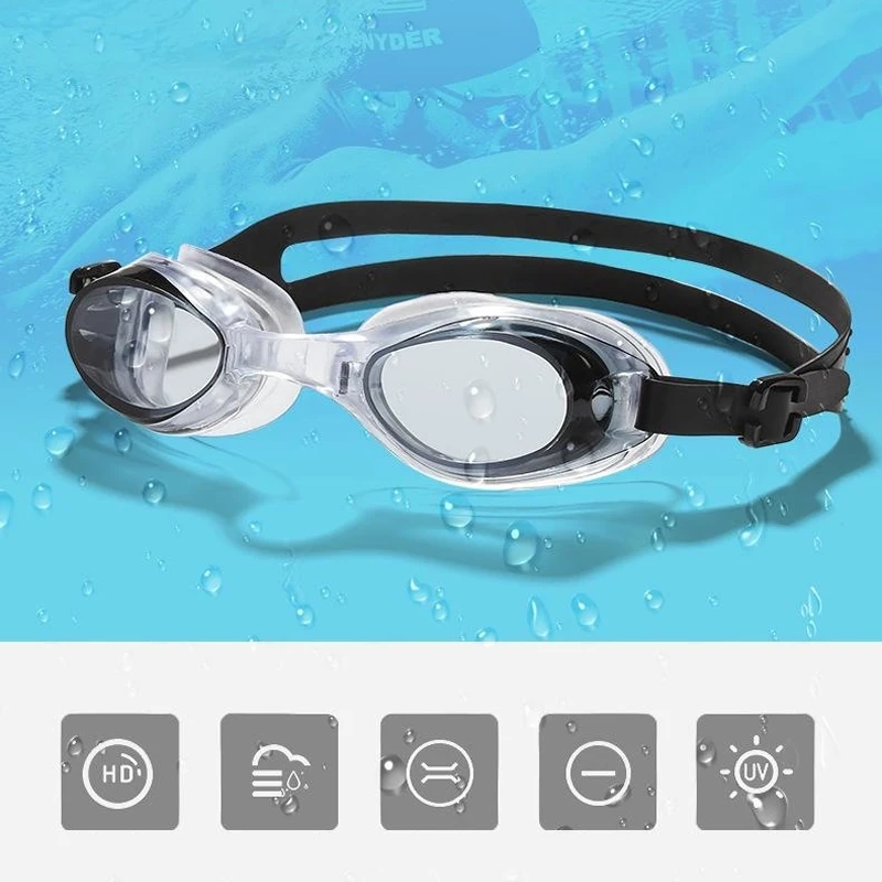 

Adult Kids Waterproof Anti Fog Swimming Goggles High Definition Anti-fog Silicone Pool Glasses Swimming Exercise Eyewear