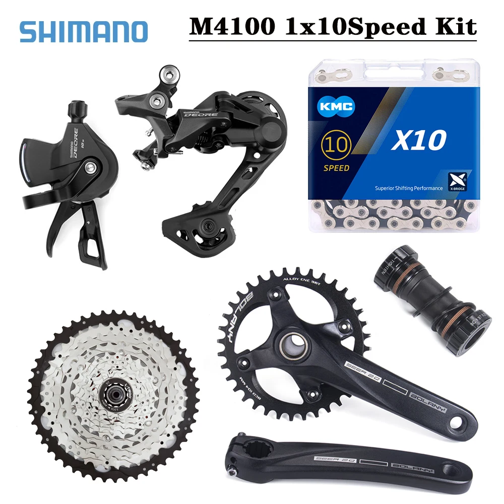 Shimano M4100 1x10 скоростной горный флуоресцентный механизм рычаг переключения