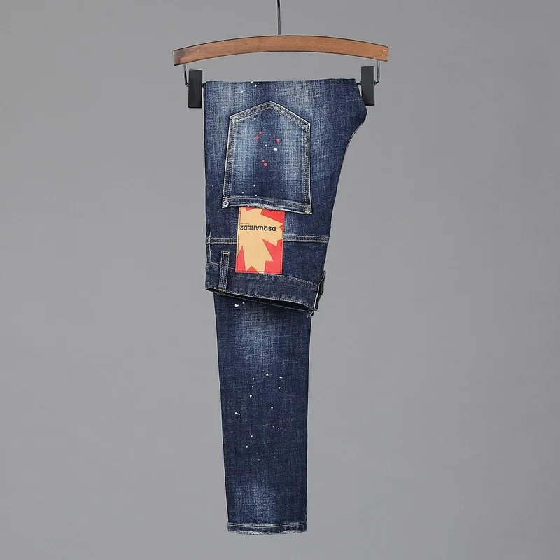 2022DSQUARED2 Brand Blue Autumn Mens 