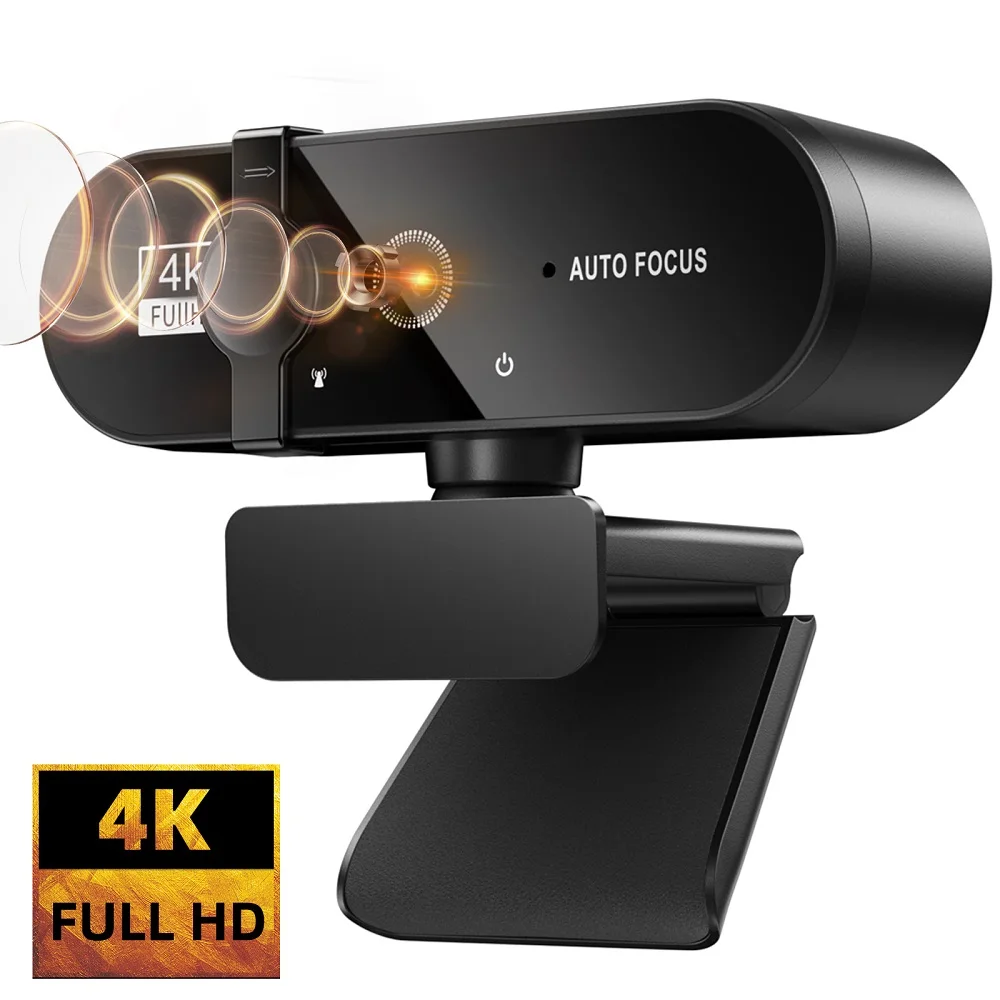 4K Webcam 1080P Mini Kamera 2K Volle HD Web cam Mit Mikrofon 30fps USB Web Kamera Für PC Youtuber Laptop Video Schießen Kamera