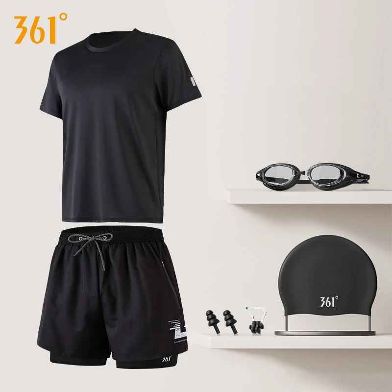 361 Мужская профессиональная рубашка для плавания водных видов спорта на открытом