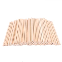 100pcs wooden round dowel rods craft sticks for woodworking diy building model model making materials x 0 5cm 50pcs a