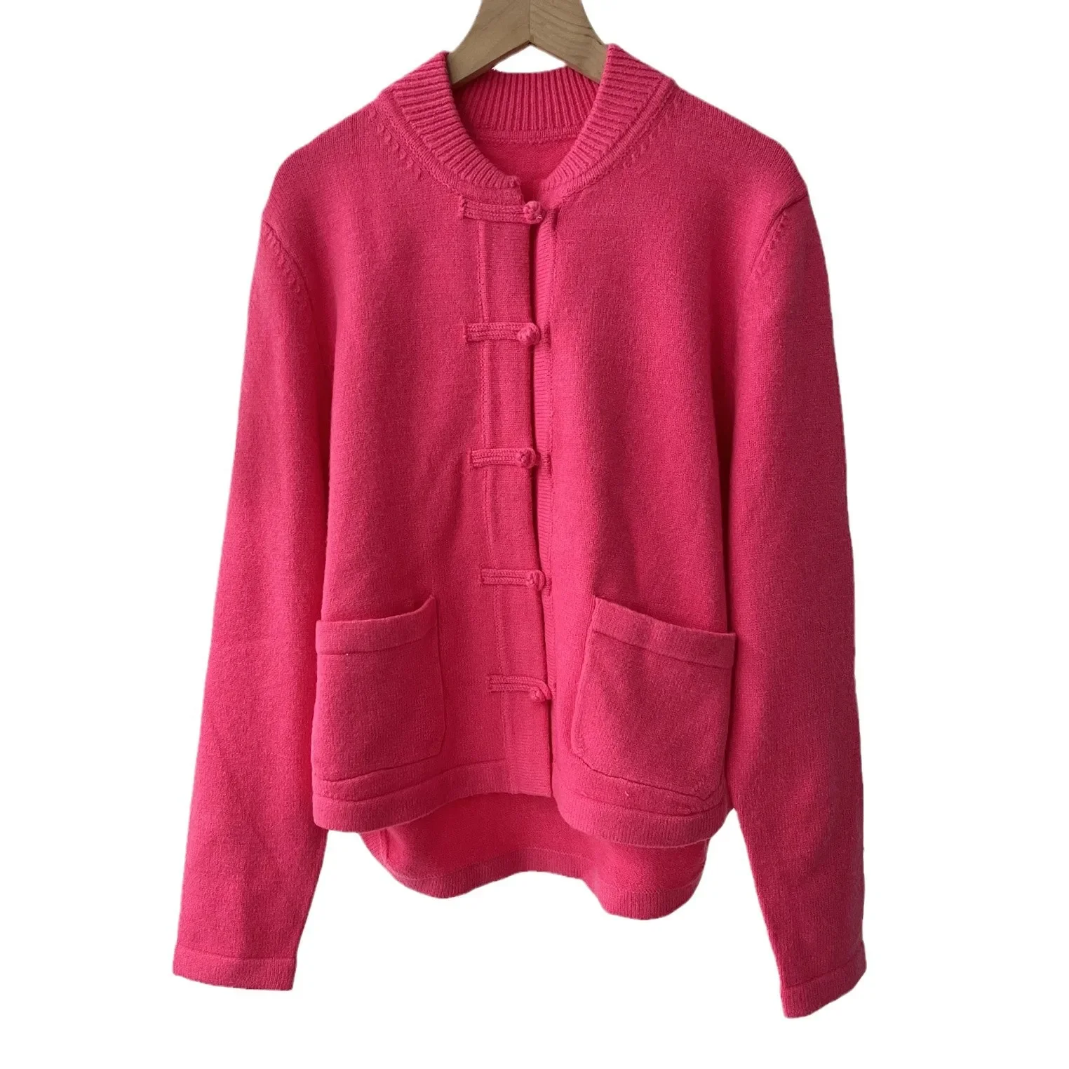 Темперамент в национальном стиле новый белый китайский воротник-стойка на