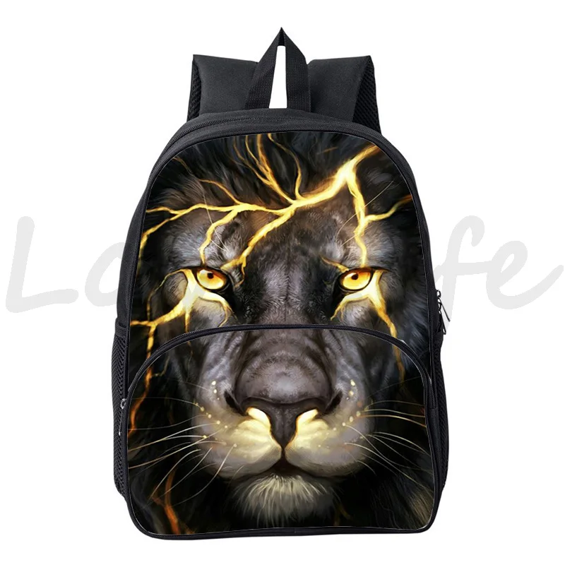 

Animal Lion Wolf Backpack Boys Girls Book Bags Teens School Bags Laptop Backpack Travel Bags Daily Rucksac Children Gift Mochila