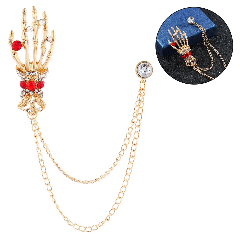 

1pcs Gothic Hand Vintage Brooch Pin