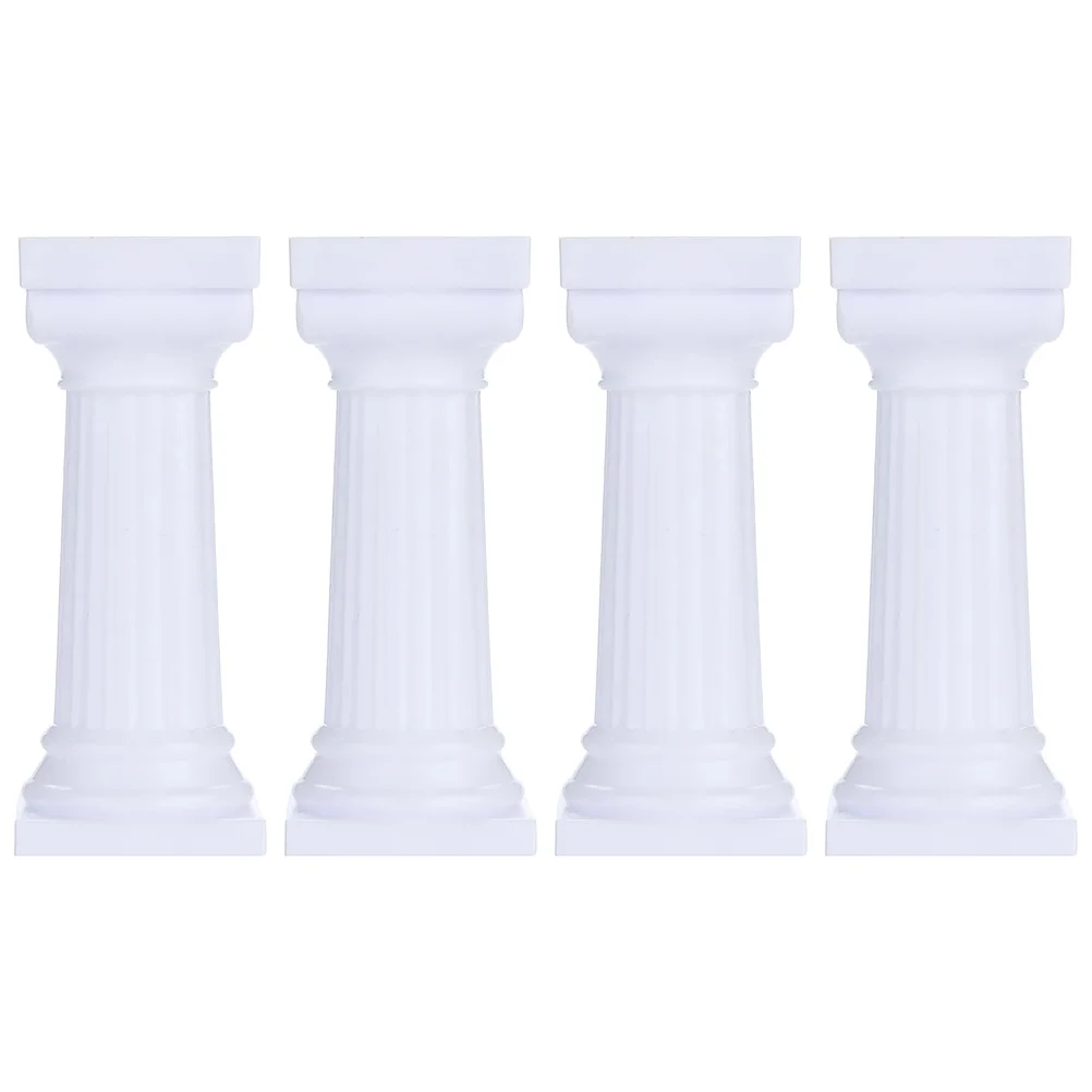 

4Pcs Stands Cakes Fondant Holder Grecian Pillars for Cakes Grecian Pillars Cake Stand Roman Column Tier Set