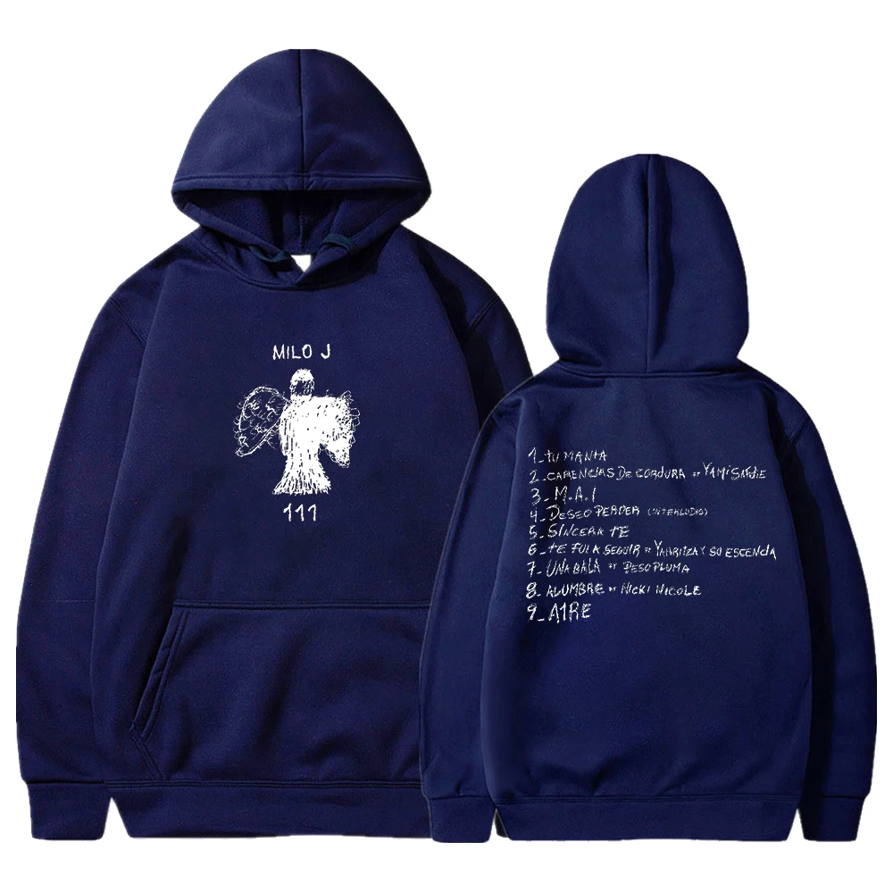 Толстовка с капюшоном для альбома Milo J 111 поп-певица унисекс уличная одежда
