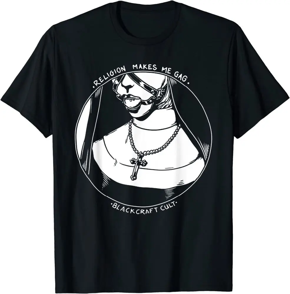 

Religion Makes Me Gag Blackcaft Cult T-Shirt Size S-5Xl