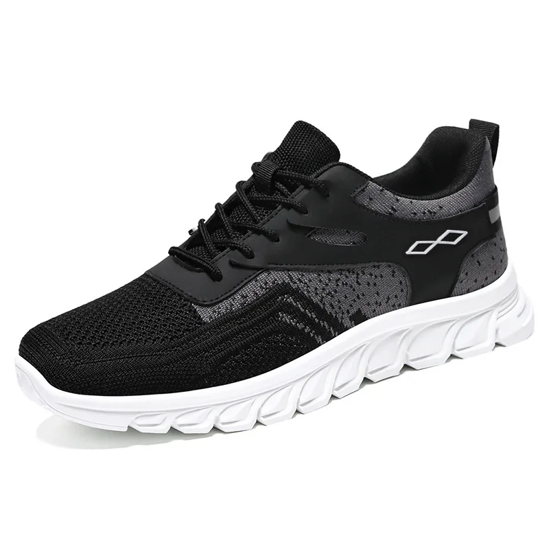 

Shallow Mouth Thick Bottom Casual Trend Sports Shoes Men 2023 Spring Autumn New Fashion Soft Bottom Breathable Shoes