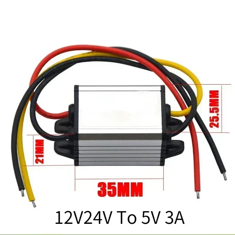 

Преобразователь постоянного тока в 3 В, 3,3 В, 3,7 В, 5 В, 6 В, 9 В постоянного тока, преобразователь напряжения, понижающий модуль 12 В-24 в 5 В для автомобиля