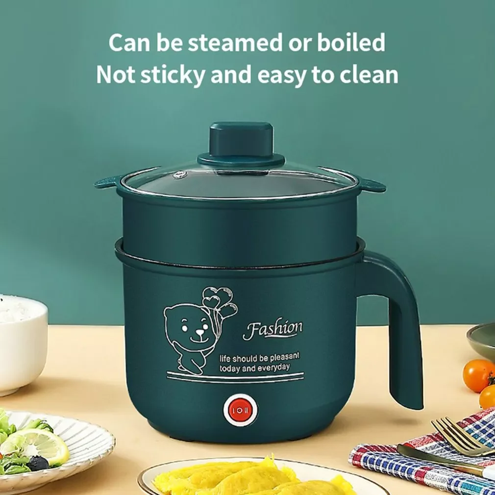 

NEW2023 Cooking Pot Multifunctional Non-stick Pan Household 1-2 People Hot Pot Double Layer Rice Cooker Machine