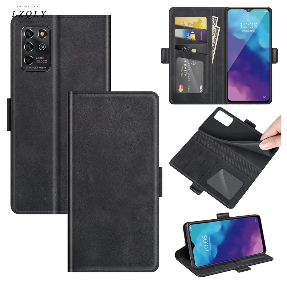 

Case for Zte V30 Vita Leather Wallet Flip Cover Vintage Magnet Phone Case for Zte V2022 Coque