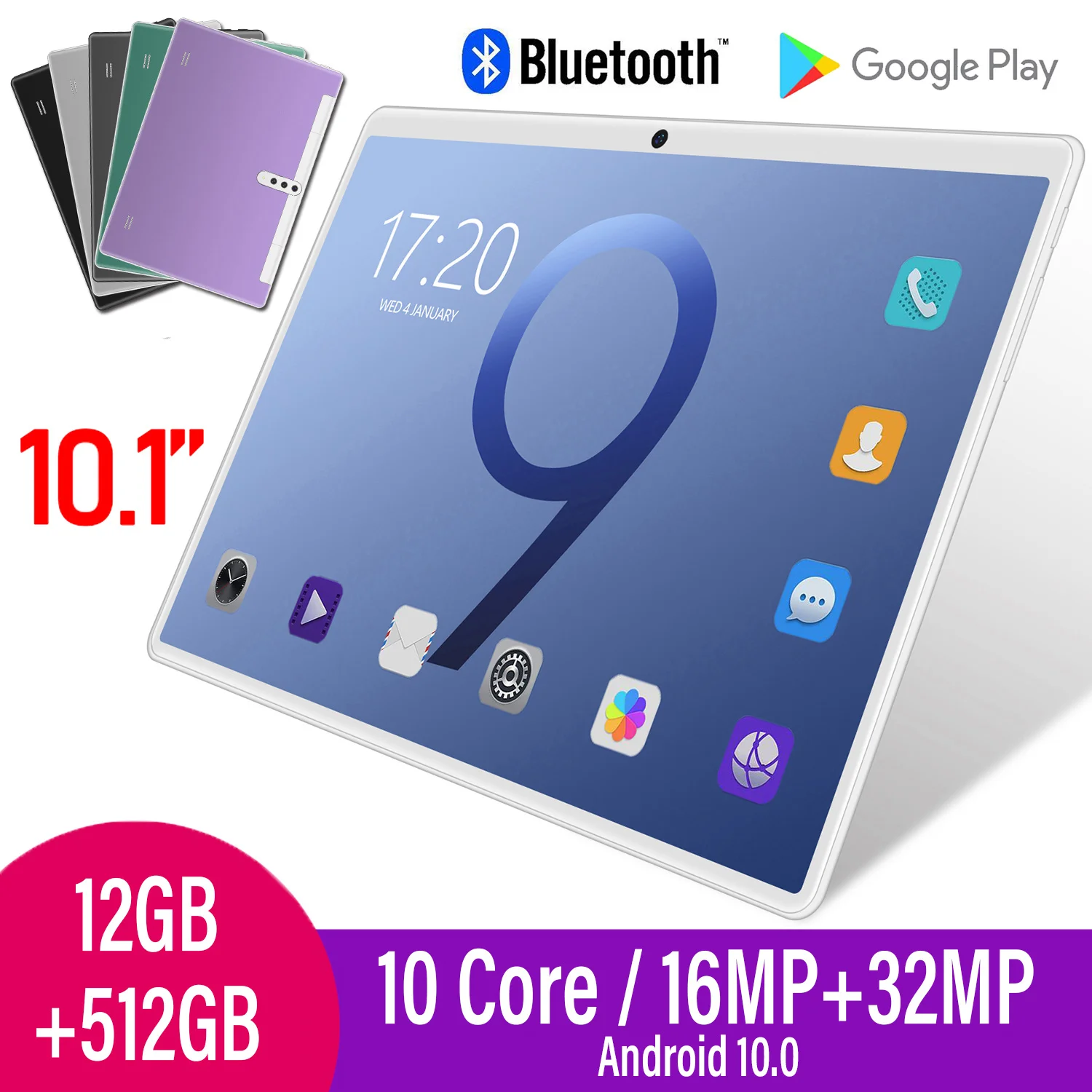

Nlanshet tablet t10w 10 core IPS pad 5g 10.1 inch, Android 108800mah, 12gb 512 GB ROM, factory sales, keyboard, Google play, PC