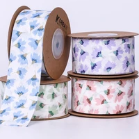 10yards double sided colorblock ribbon diy bow hair accessories clothing collar flower straw hat decorative colorblock ribbon