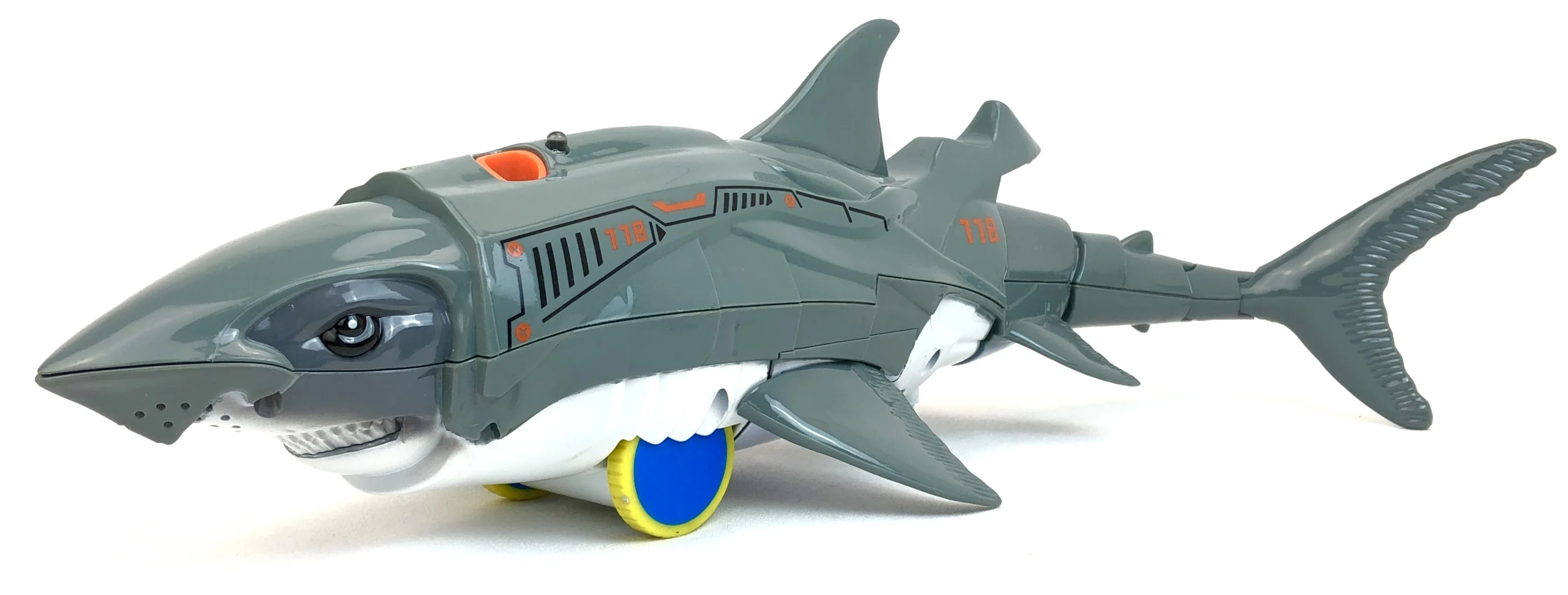 Интерактивный радиоуправляемый робот-акула Shark движение во всех направлениях
