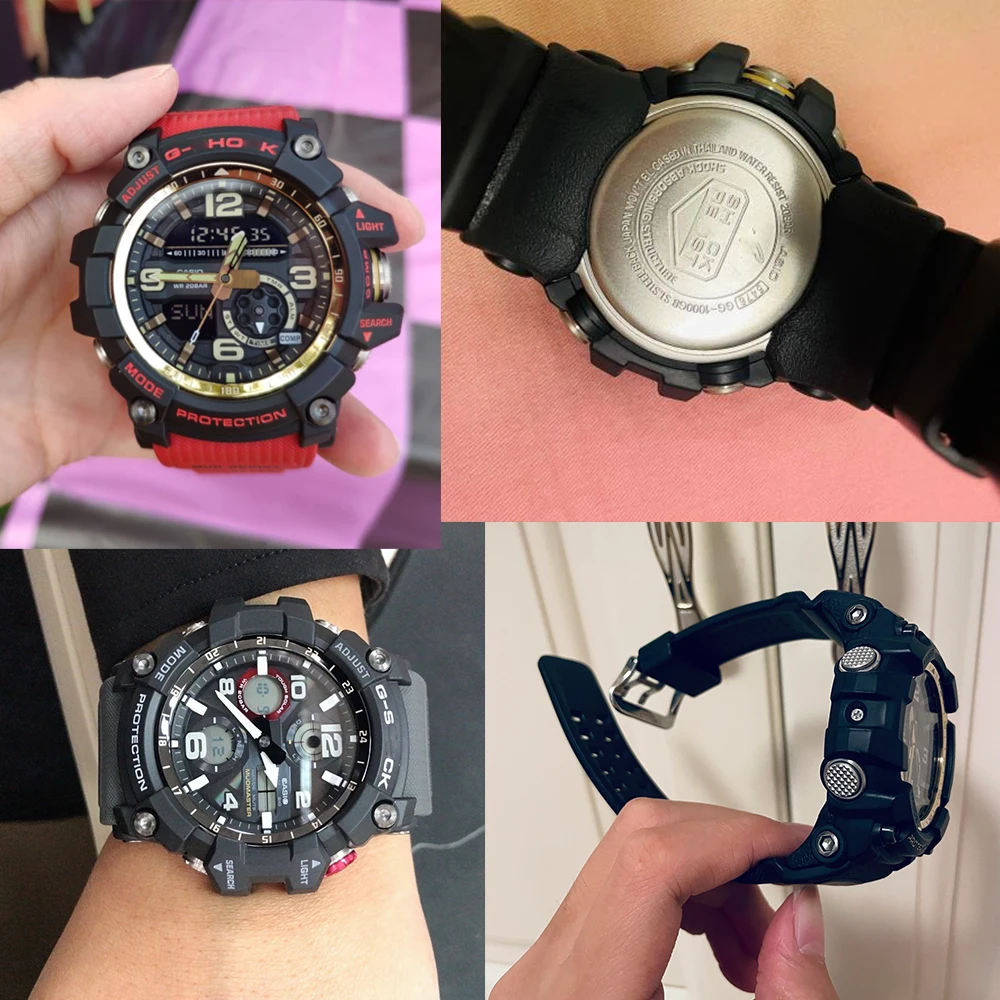 Ремешок из смолы подходит для Casio G-shock брызговик GG1000 GWG100 GSG100 мужские спортивные водонепроницаемые модифицированные аксессуары для часов (art.: 3920bbf8073b0) - 3920bbf8073b0