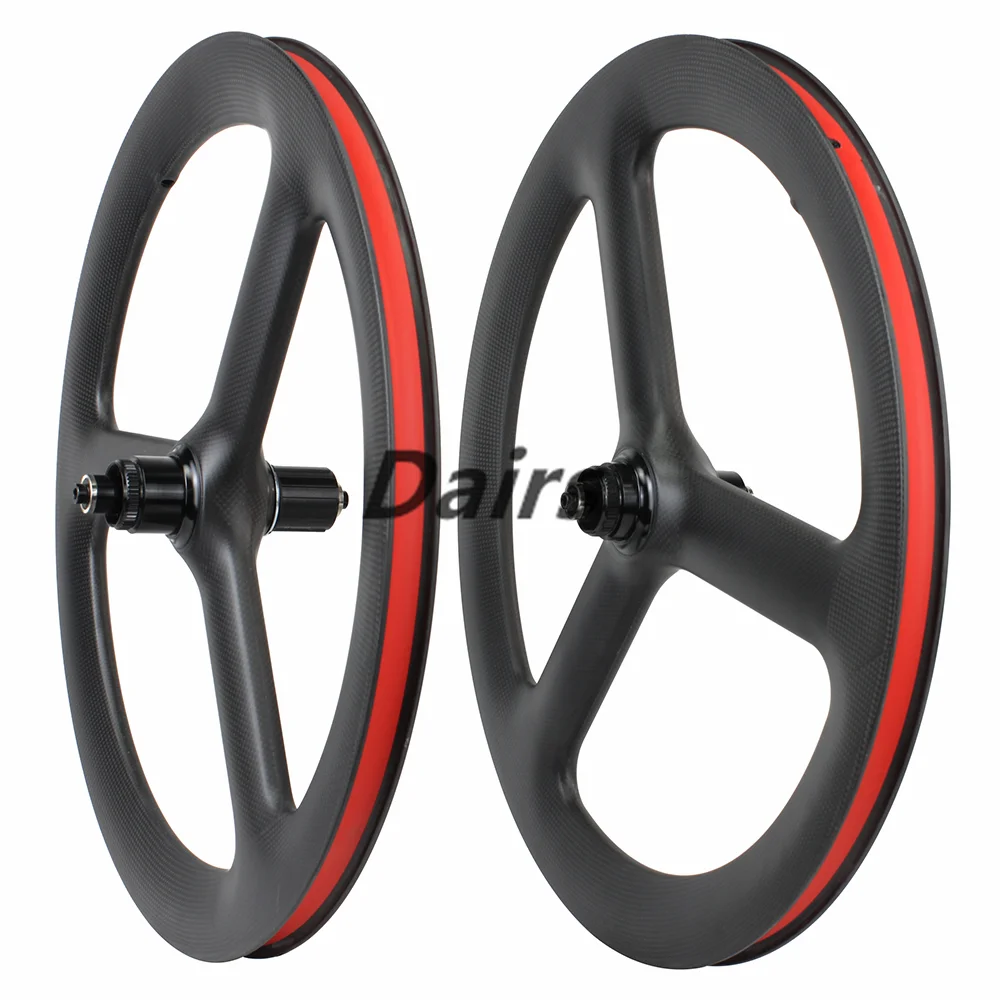 

451/406 carbon wheelset 3 spokes wheels 20inch wheelset V/disc brake 3 spoke wheels folding bicycle Bird bike