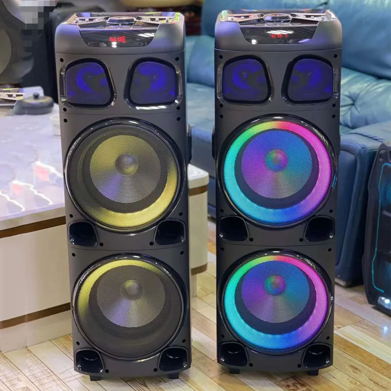 

High Volume Bluetooth Speaker High Configuration Home Audio Lever Square Dance Audio Speaker With Remote Control