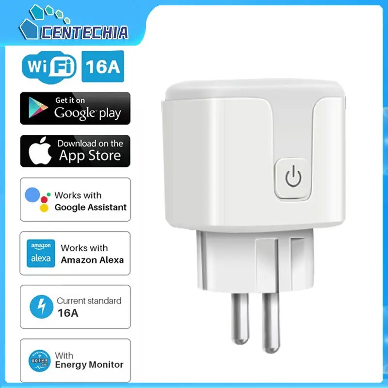 

Умная розетка с таймером и защитой от перезарядки, 16 А