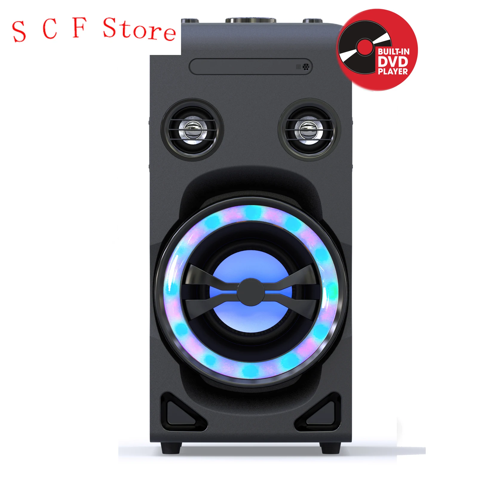 

6.5 Inch Audio Player Karaoke DJ Portable Speaker Sound Box With Changing LED Light