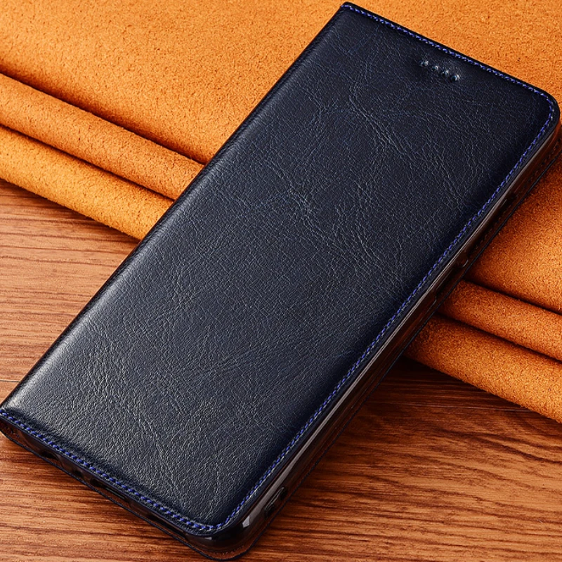 

Luxury Genuine Leather Case Flip Cover For OPPO A31 A32 A33 A53 A54 A55 Back Cover Phone Protective Case