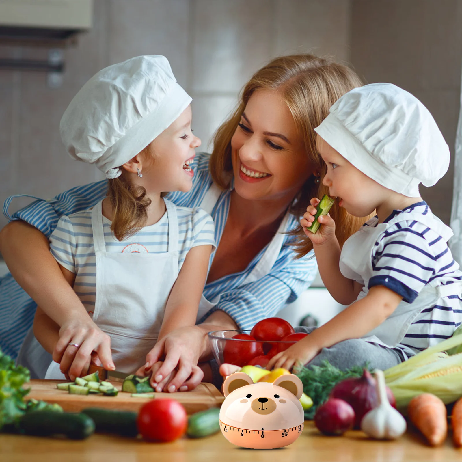 

Мультяшный таймер, многоцветный креативный кухонный будильник с животными, студенческий Механический таймер, подарок для детей, кухонные а...