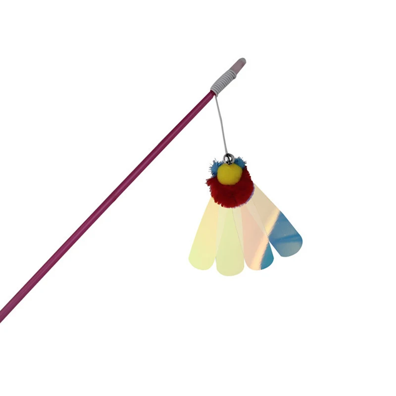 Симпатичные игрушки для кошек в виде насекомых улыбающаяся палочка дрессировки