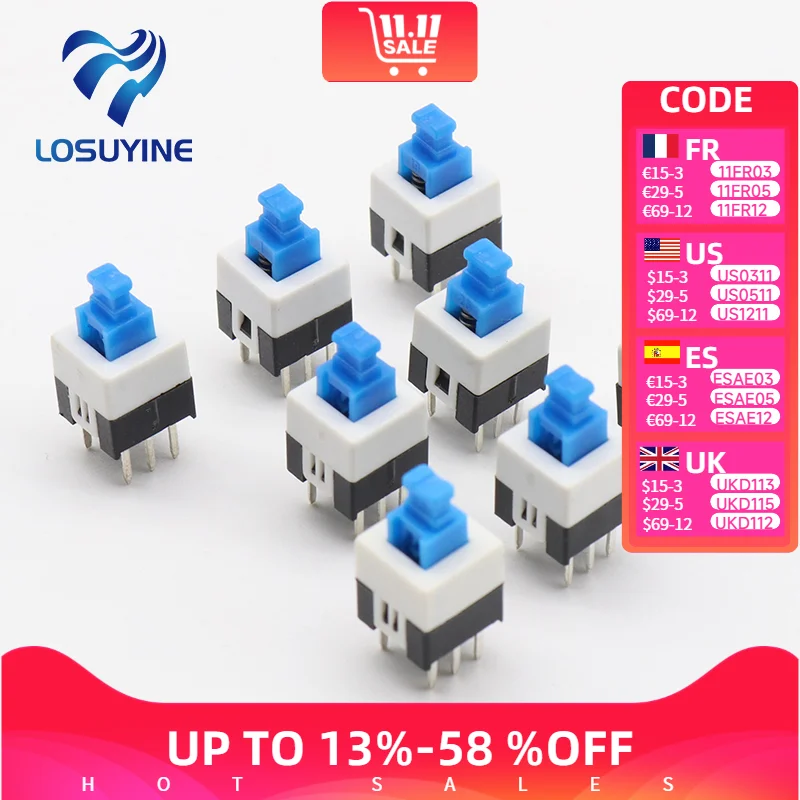 

Мини-переключатели LOSUYINE 30 шт.