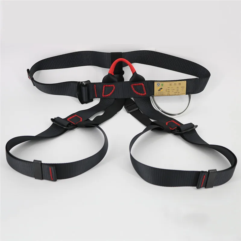 

Professional Outdoor Sports Safety Belt Rock Climbing Harness Waist Support Half Body Harness Aerial Survival Equipment