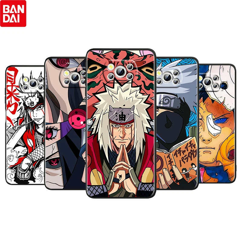 

Jiraiya Naruto Anime For Xiaomi Poco X3 NFC F3 GT M4 M3 M2 F2 X2 Pro Silicone Soft TPU Black Phone Case Funda Coque Capa Cover