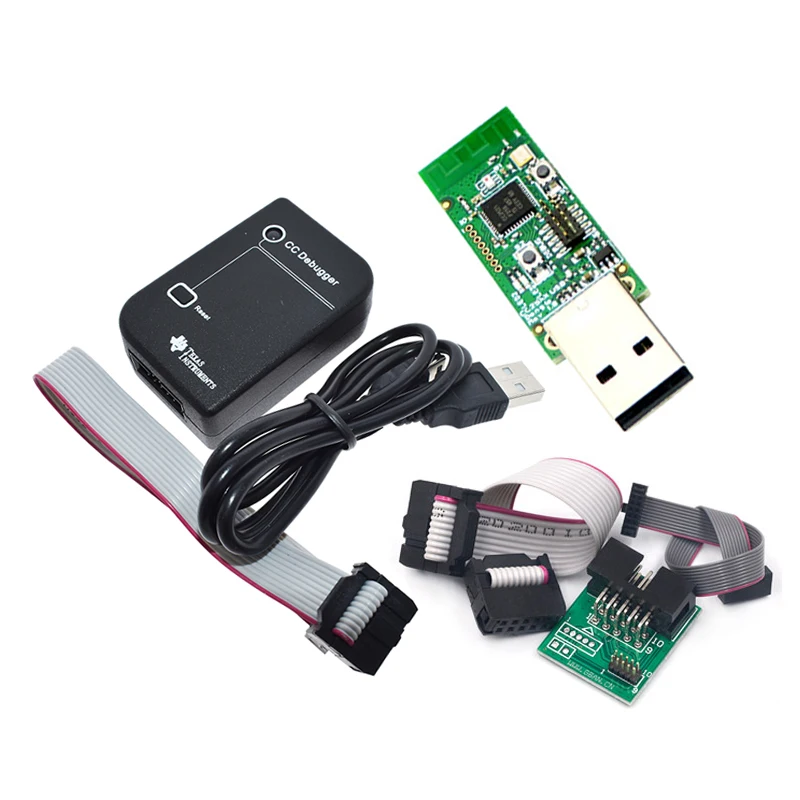 

CC Debugger CC2531 Zigbee CC2540 Sniffer Wireless Bluetooth 4.0 Dongle Capture Board USB Programmer Module Downloader Cable