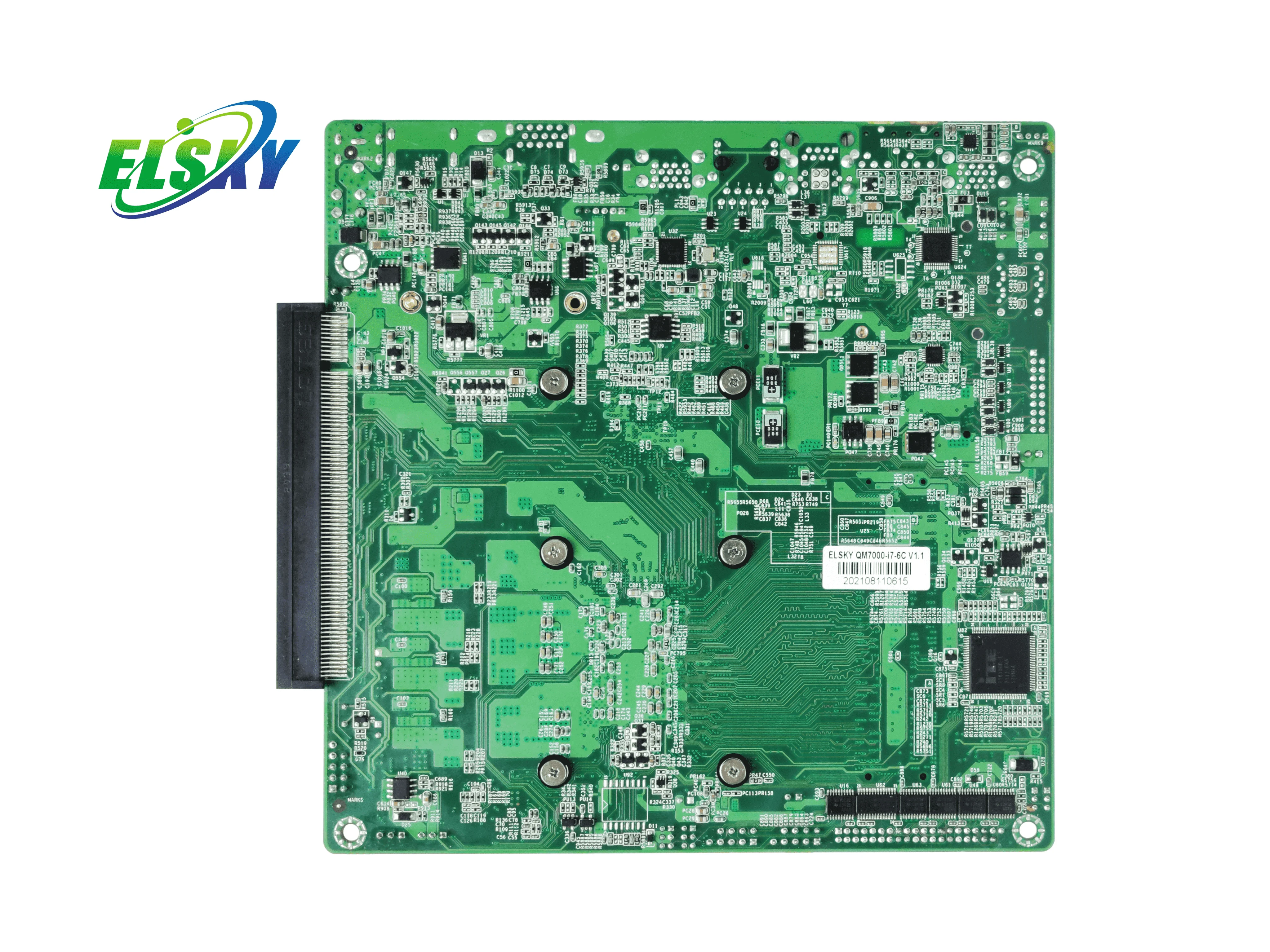 Фото ELSKY Новая материнская плата Mini-ITX Skylake/Kabylake с процессором I3, чипсетом H170, 32 ГБ DDR4, двумя LAN-портами, двухканальной памятью и SATA №4